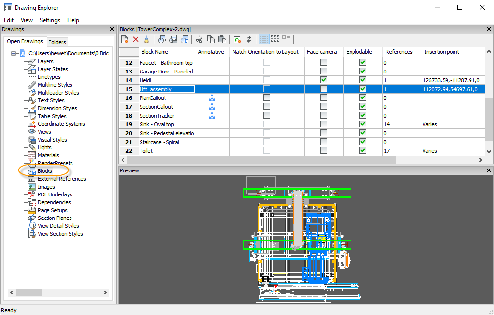 Trabajando con bloques BricsCAD Centro de Ayuda